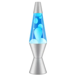 14.5" LAVA Lamp Classic (White/Blue)