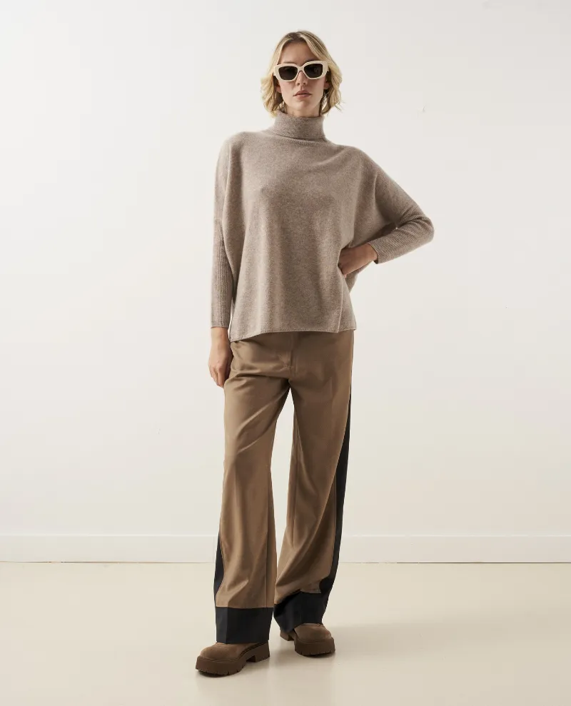 Absolut Cashmere Clara Chestnut Rollneck Knit