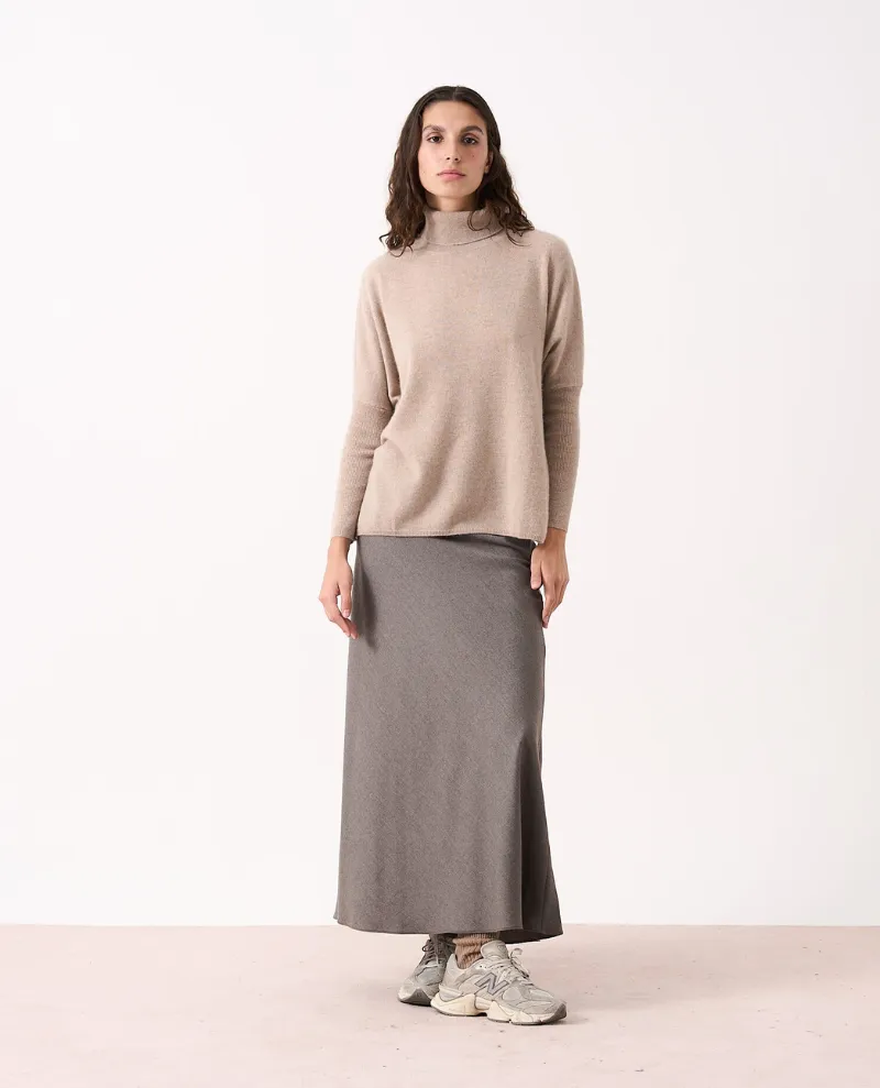 Absolut Cashmere Clara Chestnut Rollneck Knit