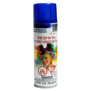 Blue Color Hairspray