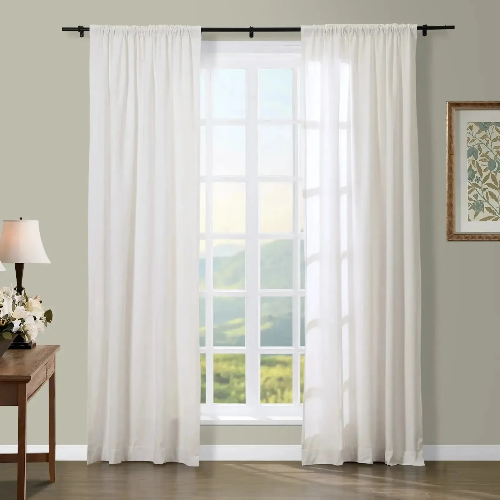 Broad 100% Cotton Plain Weave Curtain Soft Top