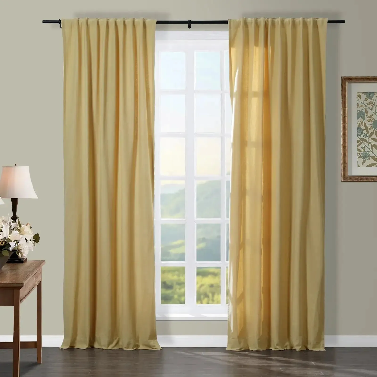 Broad 100% Cotton Plain Weave Curtain Soft Top