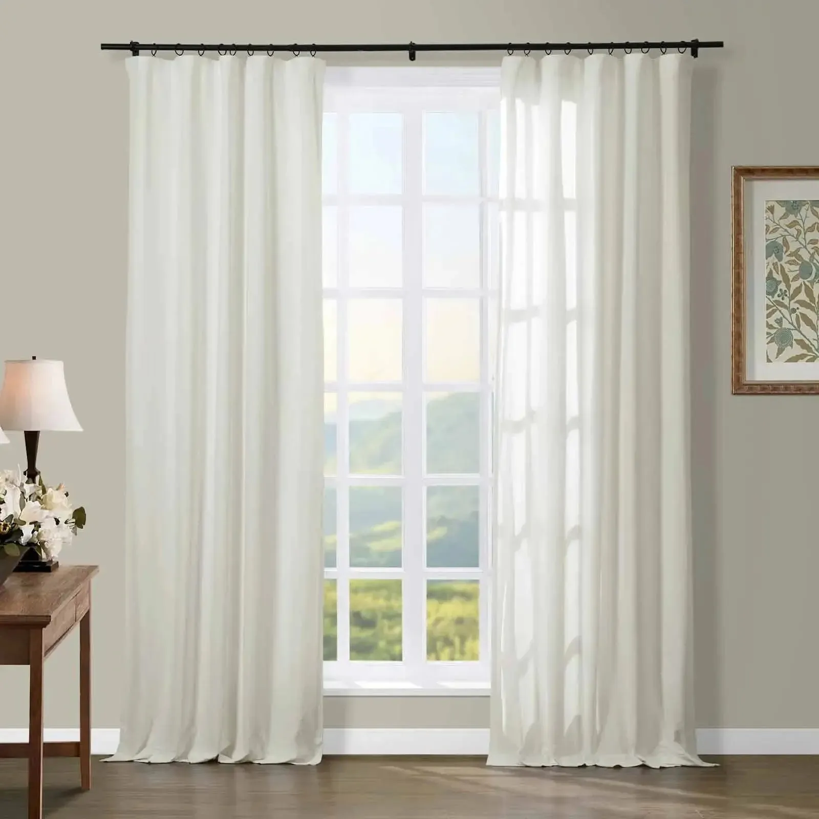 Broad 100% Cotton Plain Weave Curtain Soft Top