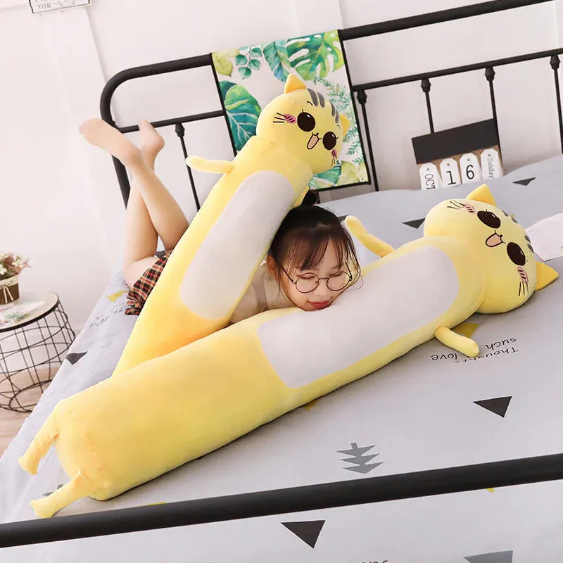 Buttercup the Long Snuggly Kawaii Yellow Cat Stuffed Animals Plushies