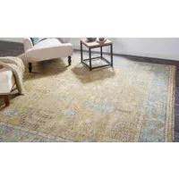 Carrington Gold-Light Blue (6'x9') CALL FOR PRICING