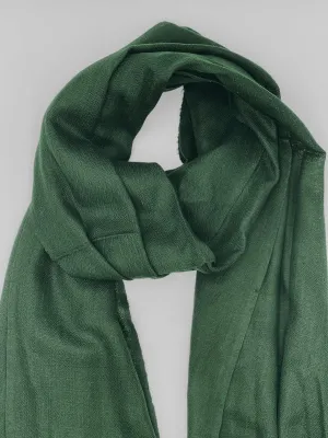 Cashmere Scarf - FOREST GREEN