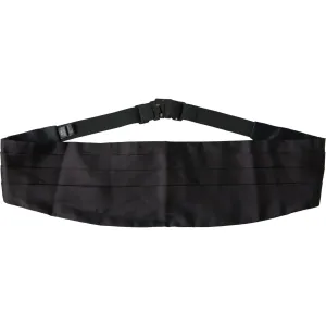 Dolce & Gabbana Elegant Black Silk Cummerbund