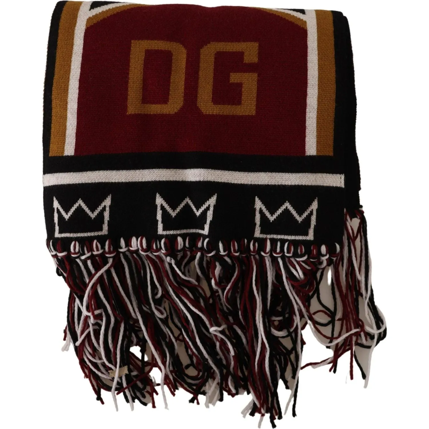 Dolce & Gabbana Elegant DG King Wool & Cashmere Scarf