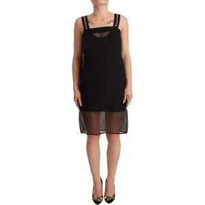 Dolce & Gabbana Elegant Sheath Mini Dress with Crystals