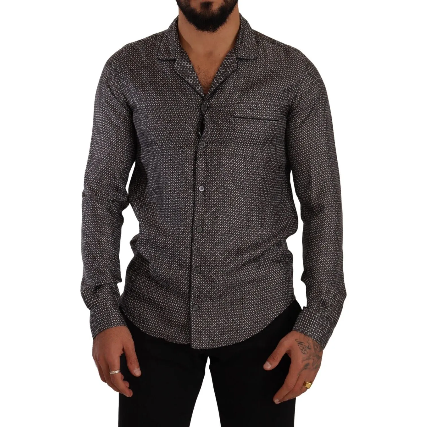 Dolce & Gabbana Elegant Silk Button Down Shirt