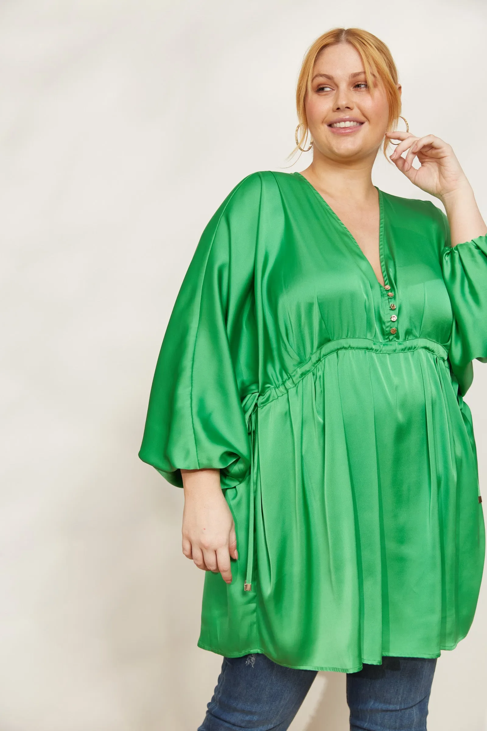 Elysian Top/Dress - Emerald