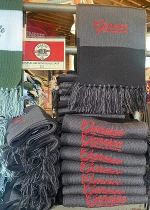 Genesee Brewing Co Black/Grey Scarf