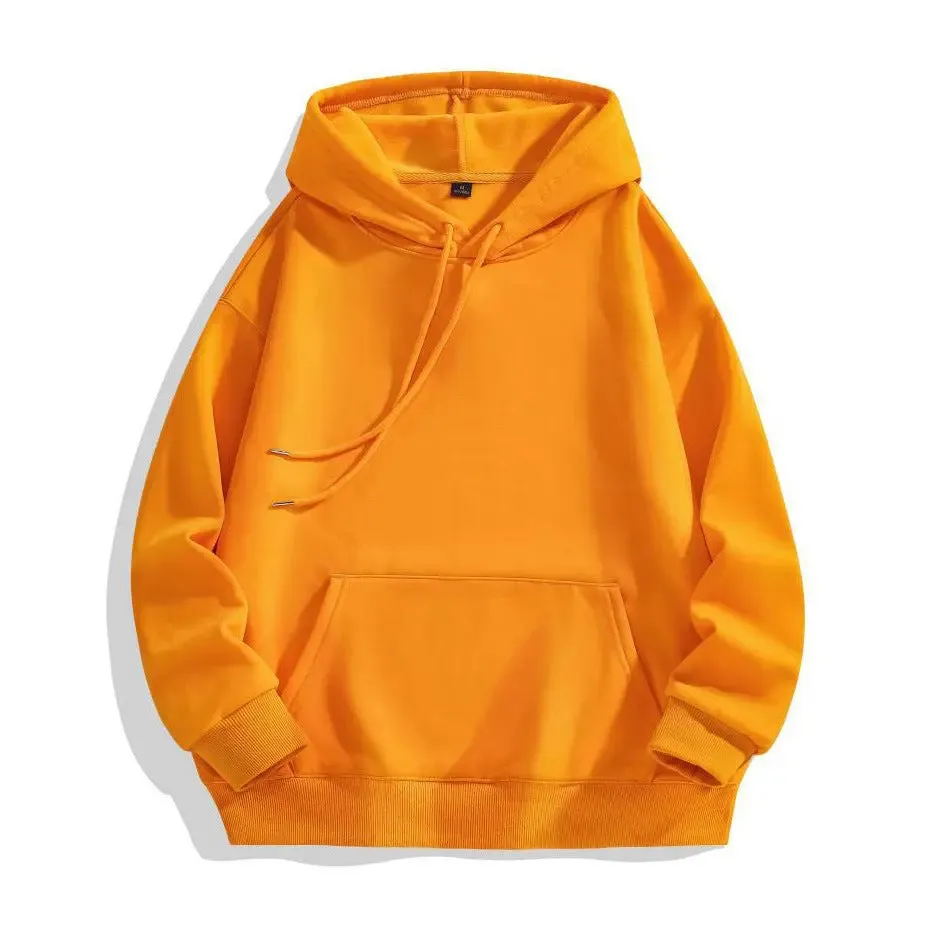 Heavy-duty Pure Cotton Hoodie With Plush Shoulder Loose Jacket