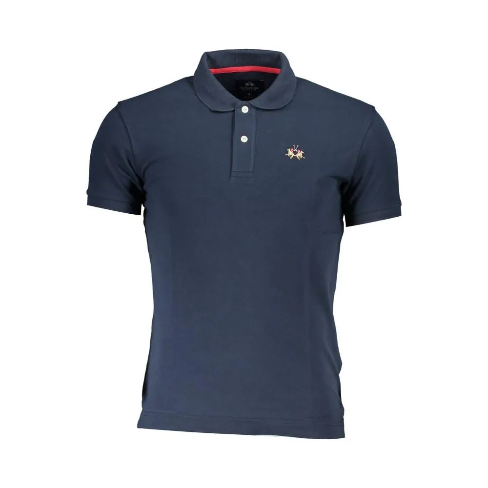 La Martina Sleek Slim Fit Polo with Contrast Details