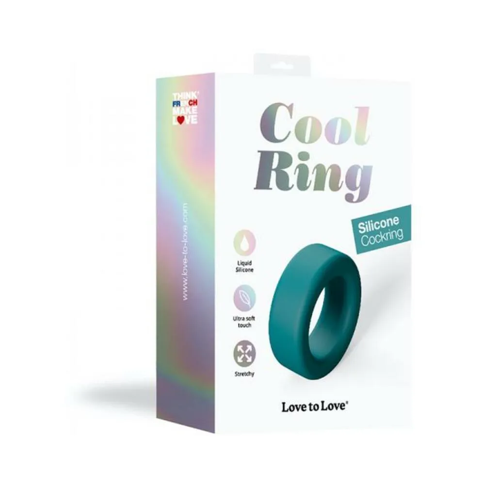 Love To Love Cockring Cool Ring Petrol Blue