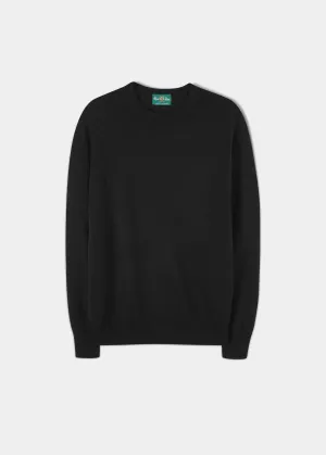 Melfort Cashmere Jumper in Black - Regular Fit