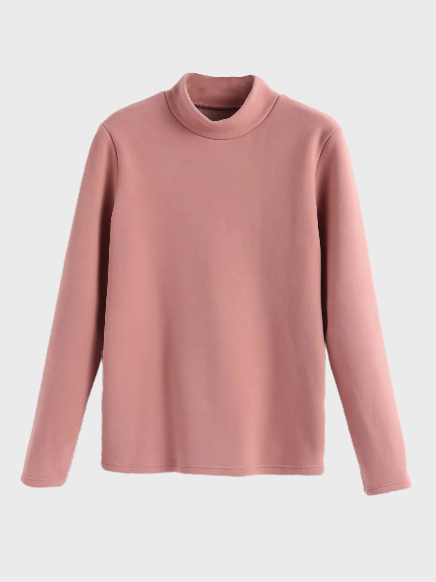 Midsize Versatile Slim Turtleneck Warming Top