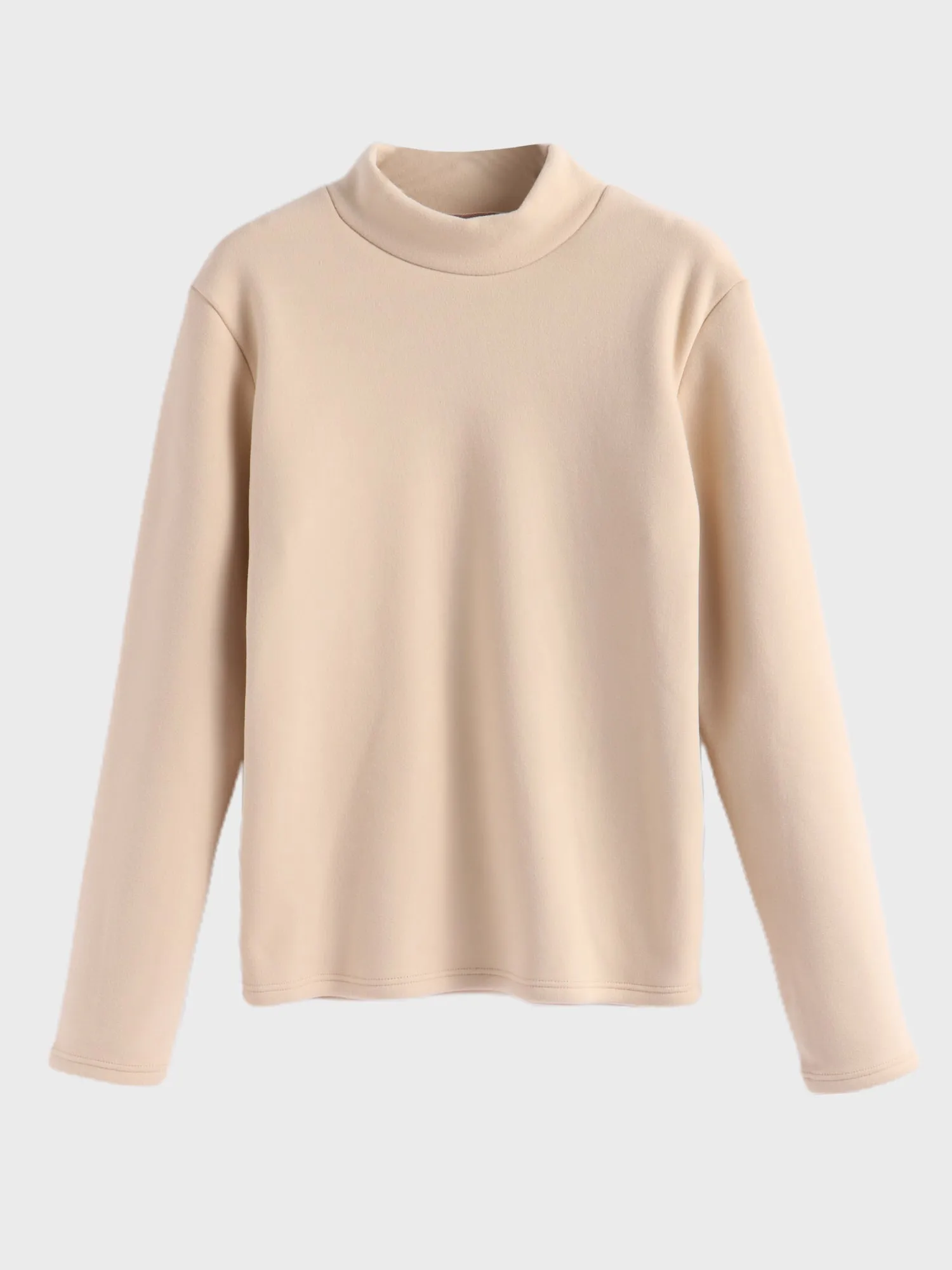 Midsize Versatile Slim Turtleneck Warming Top