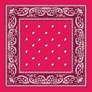 Pink Paisley Cowboy Bandana