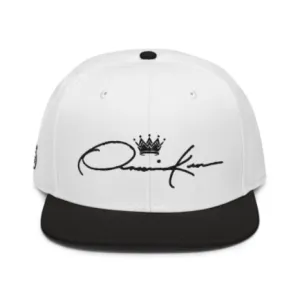 Signature Embroidered Two Tone Baseball Cap Snapback