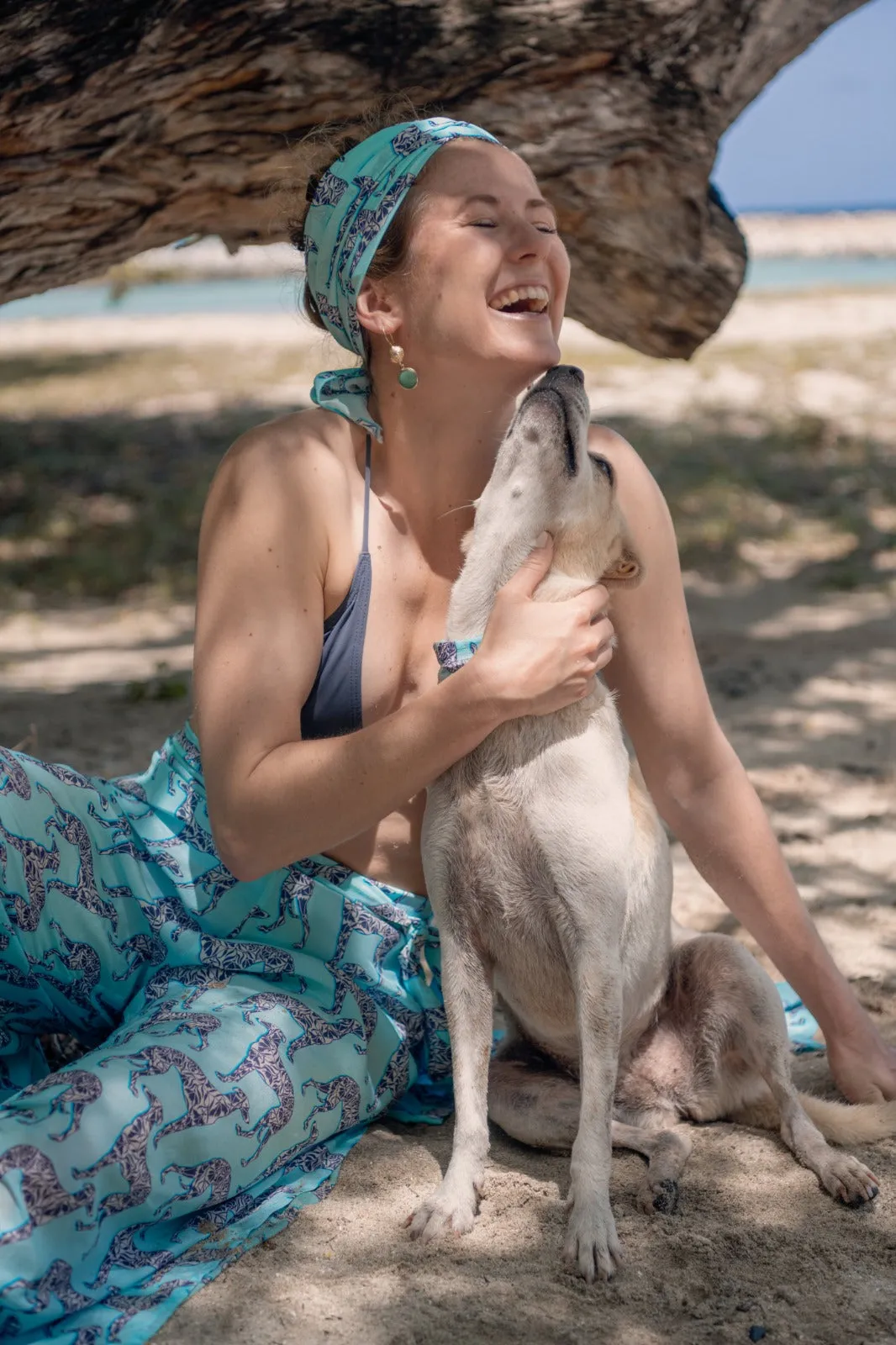 Silk Long Scarf LURCHER