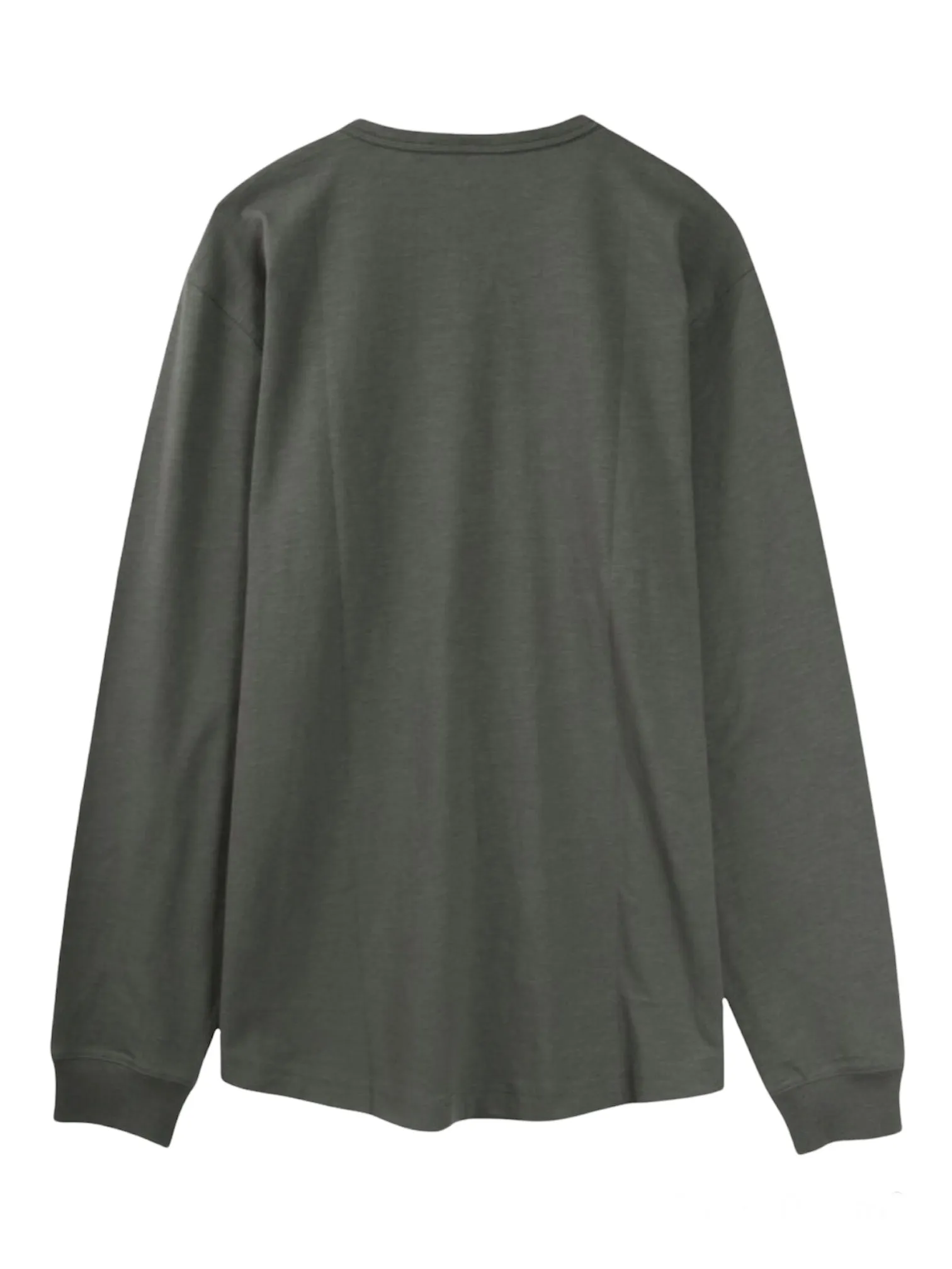 The Essential Olive Long Sleeve Notched V