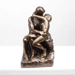 The Kiss Statue by Rodin (Cold Cast Bronze Lovers Sculpture)