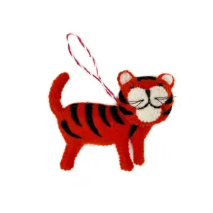 Tiger Ornament, Felt Wool