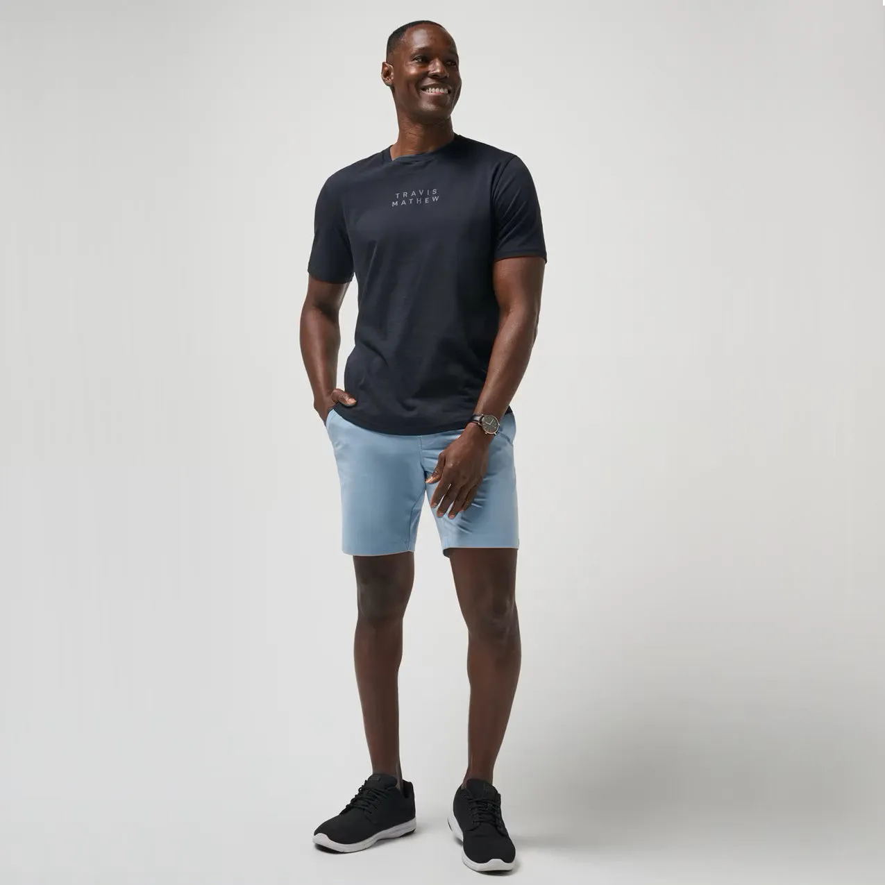 Travis Mathew Tech Chino Golf Shorts - Ash Blue