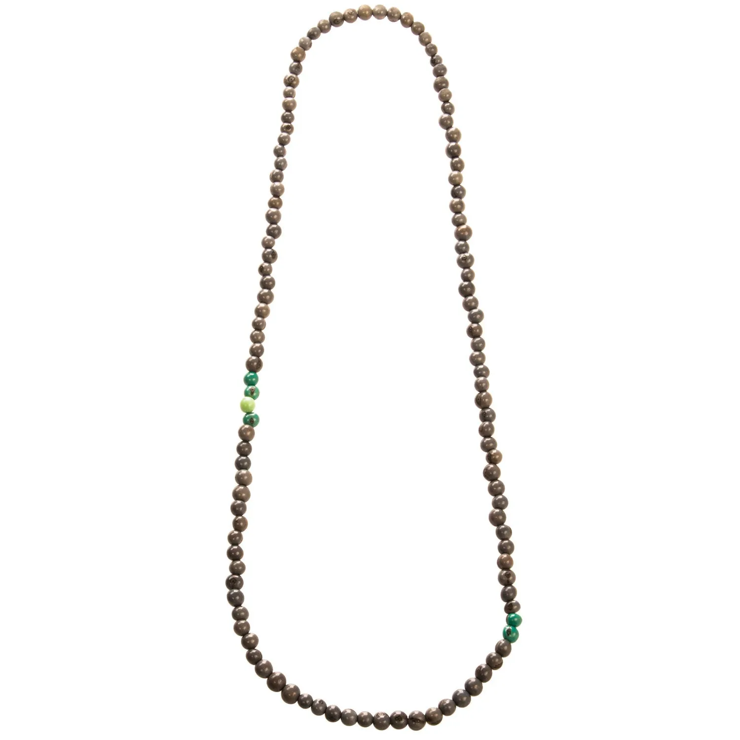 Tropical Acai Necklace in Soft Gray Faire Collection