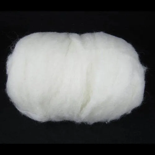 White Core Wool 1lb | Needle Felting - Spinning - Wet Felting - Stuffing